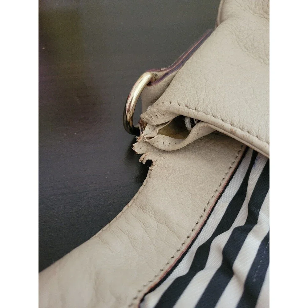 Kate Spade Southport Avenue Carmen Crossbody Satchel Handbag Canary/Beige